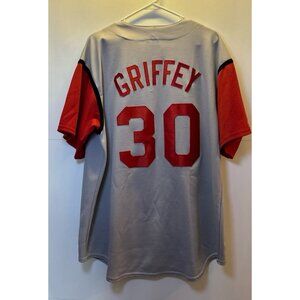 Majestic Griffey‎ # 30 Cincinnati Baseball Jersey (XL)
